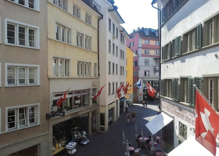 Pedestrian Area Close To Bahnhofstrasse *